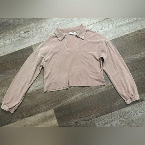 Hashtag | Polo Slit Neck Sweatshirt / Longsleeve - Picture 3 of 6